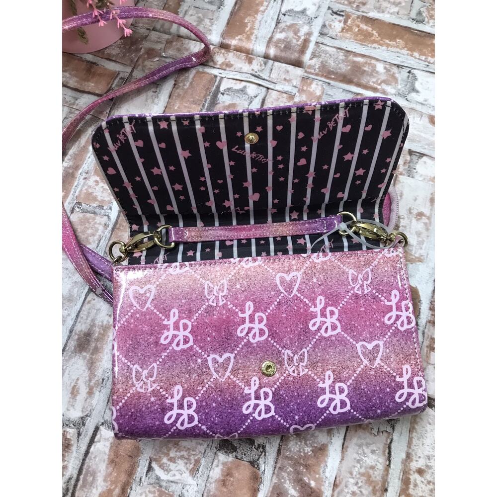 Luv Betsey Johnson Purple Jelly Urban Outfitters Exclusive Crossbody Shoulder - Picture 6 of 7